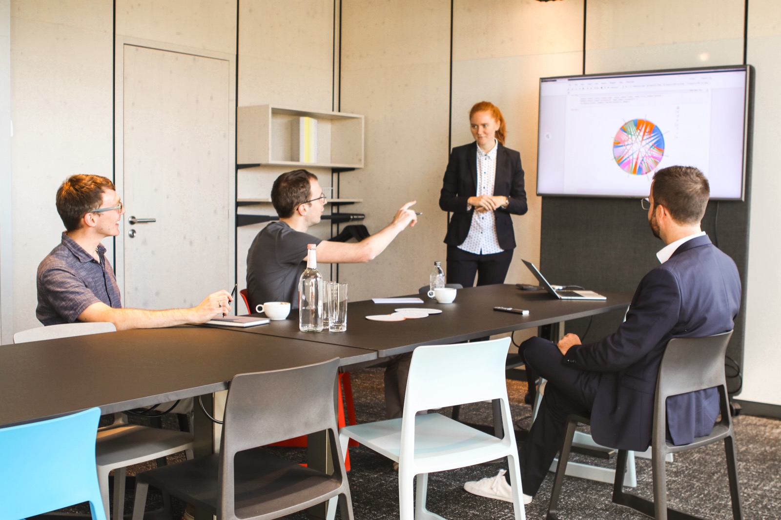 Data Scientist beim Workshop über KI